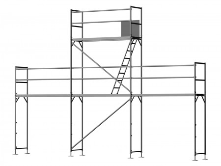 Giebelgerüst mini xtra B - 2,5 m Felder