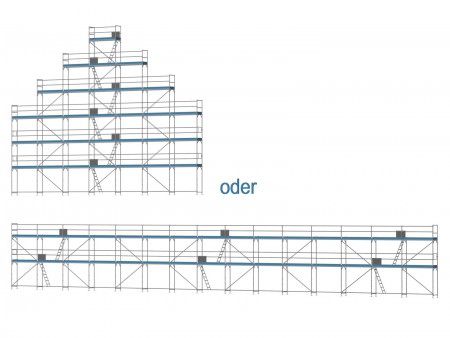 Giebelgerüst maxi xtra - 3,0 m Felder