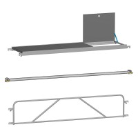 Plattformen, Diagonale, Geländer Fahrgerüste Handwerkerausführung