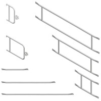 Geländer für Fassadengerüste