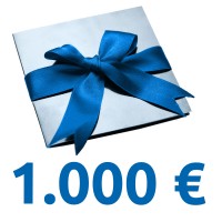 Geschenk-Gutschein im Wert von 1.000 EUR